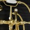 Kingston Brass AE51T7 7-Inch Adjustable Wall Mount Tub Faucet with Hand Shower, Brushed Brass AE51T7 - alternate 6